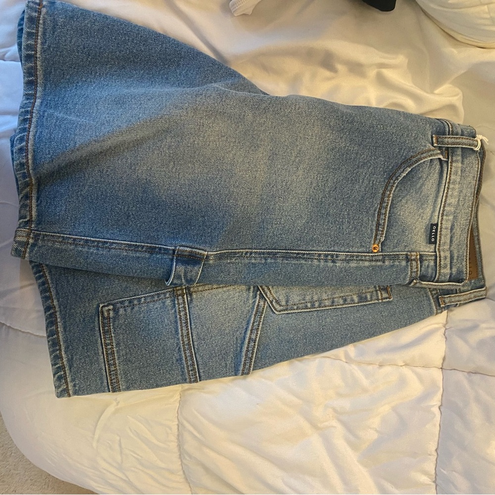Blue Denim Skirt